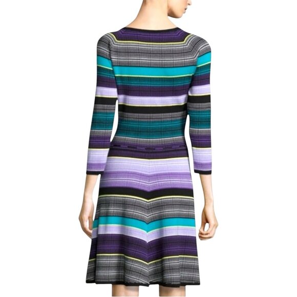 DVF Lavender Silk Sweater Dress NEW - Picture 3 of 8